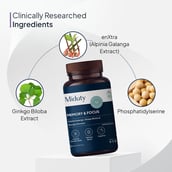 4 - Miduty Memory & Focus, 60 capsules