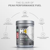 3 - MuscleBlaze Creatine Monohydrate CreAMP,  Unflavoured  0.55 lb