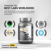 5 - MuscleBlaze Biozyme Performance Whey, 2.2 lb Rocky Road Fudge