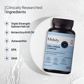 3 - Miduty Krill Omega Complex,  60 softgels 