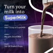 9 - Supermilk Gritzo Athlete for 13+ Years, 400 g Cafe Mocha (Black Panther)