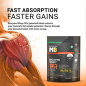 6 - MuscleBlaze Biozyme Whey PR, 2.2 lb Refill Pouch Molten Chocolate Cake
