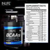 7 - INLIFE BCAAs, 0.55 lb 22 Servings Pineapple