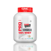 2 - GNC Pro Performance 100% Whey Protein, 4 lb Vanilla Cream with Steel Shaker 750ml Combo