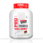 8 - GNC Pro Performance 100% Whey Protein & Steel Shaker Silver 750ml Combo, 4 lb Chocolate Supreme