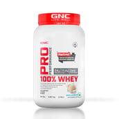 2 - GNC Pro Performance 100% Whey 2 lb & Creatine Monohydrate 0.22 lb Combo, 2 Piece(s)/Pack Vanilla Cream & Unflavoured