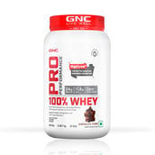 2 - GNC Pro Performance 100% Whey 2 lb & Creatine Monohydrate 0.22 lb Combo, 2 Piece(s)/Pack Chocolate Fudge & Unflavoured