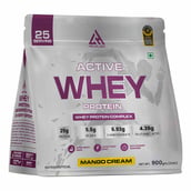 1 - Helixlabz Active Whey Protein, 2 lb Mango Cream