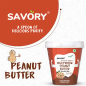 5 - Savory Chocolate High Protein Peanut Butter,  500 g  Crunchy 