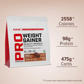 9 - GNC Pro Performance Weight Gainer, 2.2 lb Double Chocolate