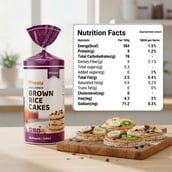 4 - Pintola Wholegrain Brown Rice Cakes,  Multigrain Salted (Pack of 2)  130 g 