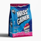 Gibbon Nutrition Mass Gainer, 2.2 lb Strawberry Cheese Cake