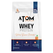 1 - AS-IT-IS Nutrition ATOM Whey Protein with Enzymes, 4.4 lb Kesar Kulfi