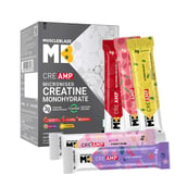 5 - MuscleBlaze Creatine Monohydrate CreAMP,  Assorted Pack of 15 (3x5 Flavours)  0.13 lb