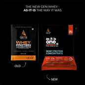 2 - AS-IT-IS Nutrition Whey Protein Concentrate 80%, 25 sachets/pack Unflavoured