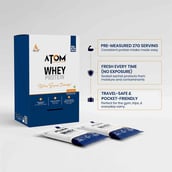 6 - AS-IT-IS Nutrition ATOM Whey Protein with Enzymes, 6 sachets/pack Double Rich Chocolate