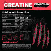 3 - White Wolf Pure Creatine, Strawberry Kiwi 0.67 lb