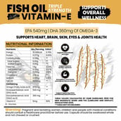 2 - White Wolf Triple Strength Fish Oil with Vitamin E, 30 capsules