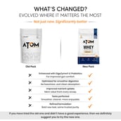 2 - AS-IT-IS Nutrition ATOM Whey Protein with Enzymes, 2.2 lb Kesar Elaichi