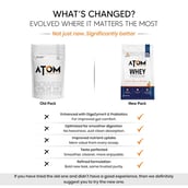 AS-IT-IS Nutrition ATOM Whey Protein with Enzymes, 4.4 lb Mocha Cappuccino