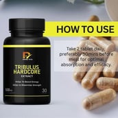 7 - PRIME VITA Tribulus Hardcore 500mg, 30 capsules