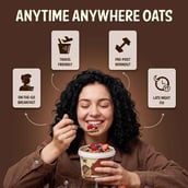 MuscleBlaze High Protein Oats 50g x 6 Pack Cocoa Rich Chocolate&nbsp;