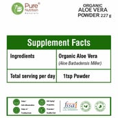 2 - Pure Nutrition Organic Aloe Vera Powder, 227 g