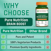 6 - Pure Nutrition Plant Based Brain Boost,  60 veggie capsule(s) 