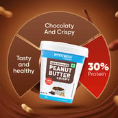 9 - Myfitness by brnd.me Dark Chocolate Peanut Butter, 1 kg Crispy