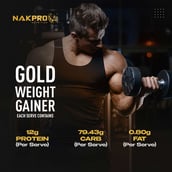 4 - Nakpro Gold Weight Gainer,  2.2 lb  Chocolate 