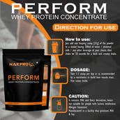 5 - Nakpro Perform Whey Protein Concentrate, 2.2 lb Strawberry