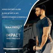 6 - Nakpro Impact Whey Protein, 2.2 lb Double Rich Chocolate