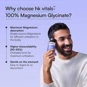 6 - HealthKart HK Vitals 100% Magnesium Glycinate, Unflavoured 60 tablet(s)