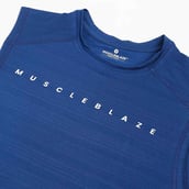 10 - MuscleBlaze Delt Tank,  Small  Teal Blue
