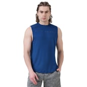 3 - MuscleBlaze Delt Tank,  Small  Teal Blue 