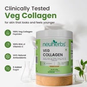2 - Neuherbs Skin Collagen Booster with Hyaluronic Acid,  210 g  Mixed Fruit 
