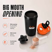 4 - AS-IT-IS Nutrition One Shaker,  Black  400 ml 
