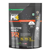 2 - MuscleBlaze Biozyme Whey PR, 4.4 lb Refill Pouch Molten Chocolate Cake
