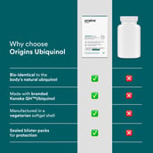8 - Origins Nutra Ubiquinol (100mg) (Pack of 3),  28 softgels 