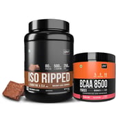 1 - QNT ISO Ripped 2.2 lb Choco Brownie with BCAA 8500 Combo, 0.39 lb Pasteque