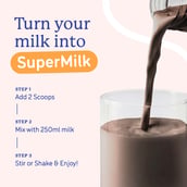 8 - Supermilk Gritzo Growth for Boy 7-12 years,  400 g  Double Chocolate