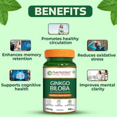 3 - Pure Nutrition Ginkgo Biloba, 60 veggie capsule(s)