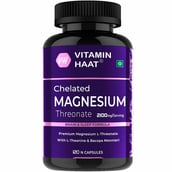 1 - Vitaminhaat Chelated Magnesium Threonate 2100mg,  Unflavoured  120 capsules 