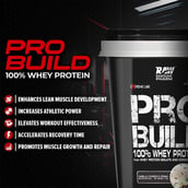 10 - Rawsome Pharm PRO BUILD 100% Whey Protein, 4.4 lb Cafe Mocha
