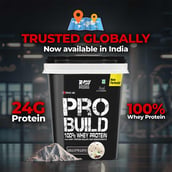 12 - Rawsome Pharm PRO BUILD 100% Whey Protein, 4.4 lb Vanilla Cookies & Cream