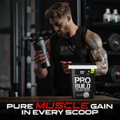 9 - Rawsome Pharm PRO BUILD 100% Whey Protein, 4.4 lb Rabri Kulfi