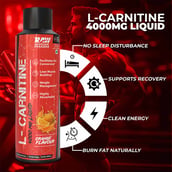 6 - Rawsome Pharm L-Carnitine Liquid 4000 mg, 450 ml Blueberry