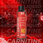 7 - Rawsome Pharm L-Carnitine Liquid 4000 mg,  450 ml  Orange 