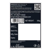 1 - MuscleBlaze Pre Workout WrathX,  1.12 lb  Sour Green