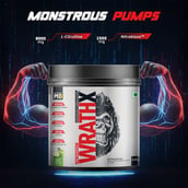 6 - MuscleBlaze Pre Workout WrathX,  1.12 lb  Sour Green